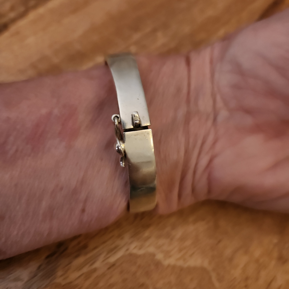 Taxco 925 Silver and Gold Vermeil Bracelet - Picture 2 of 7
